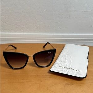 Quay Australia oversized cat eye sunglasses